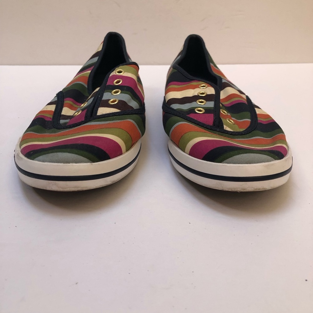 Women’s audrina Coach multicolor flats. Size 9 - Picture 2 of 7